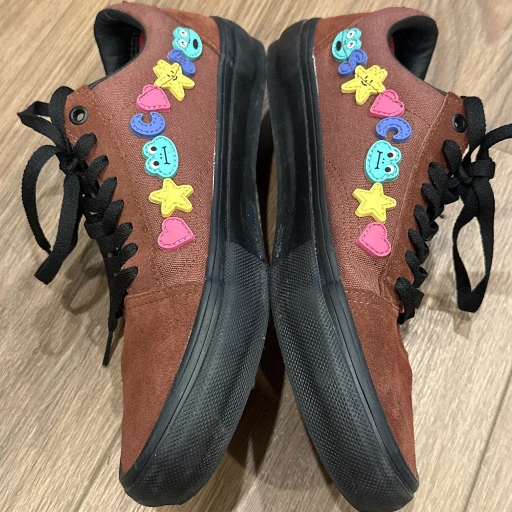 Frog Skateboards x Vans Skate Old Skool Rust Color Popcush Retro Style Size 10